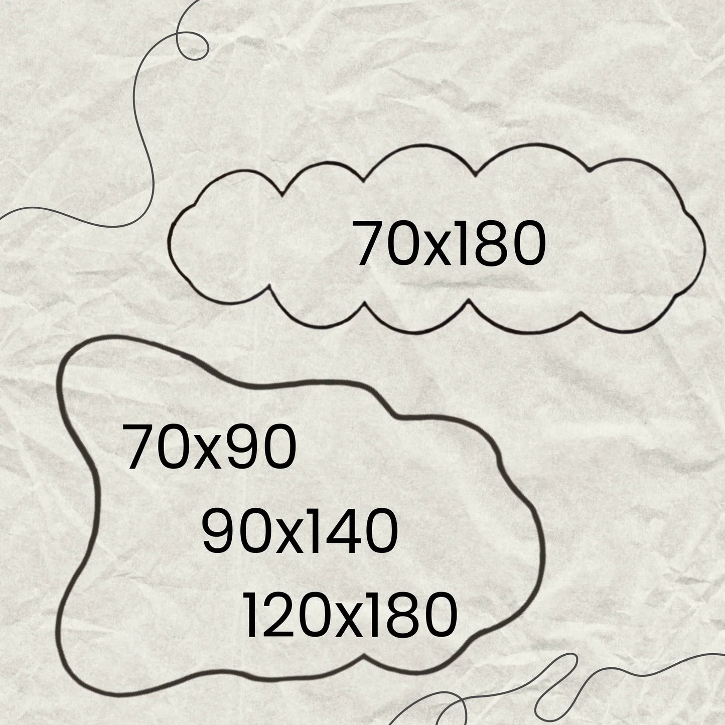 Döpland Yumoş Beyaz Post Halı