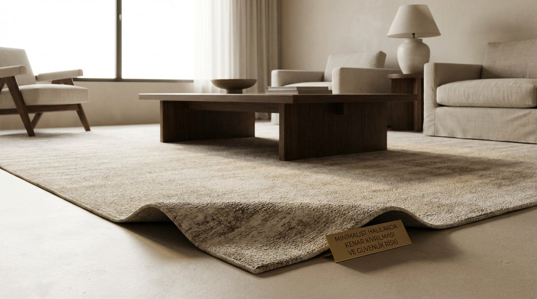 Minimalist Halılarda Kenar Kıvrılması ve Güvenlik Riski