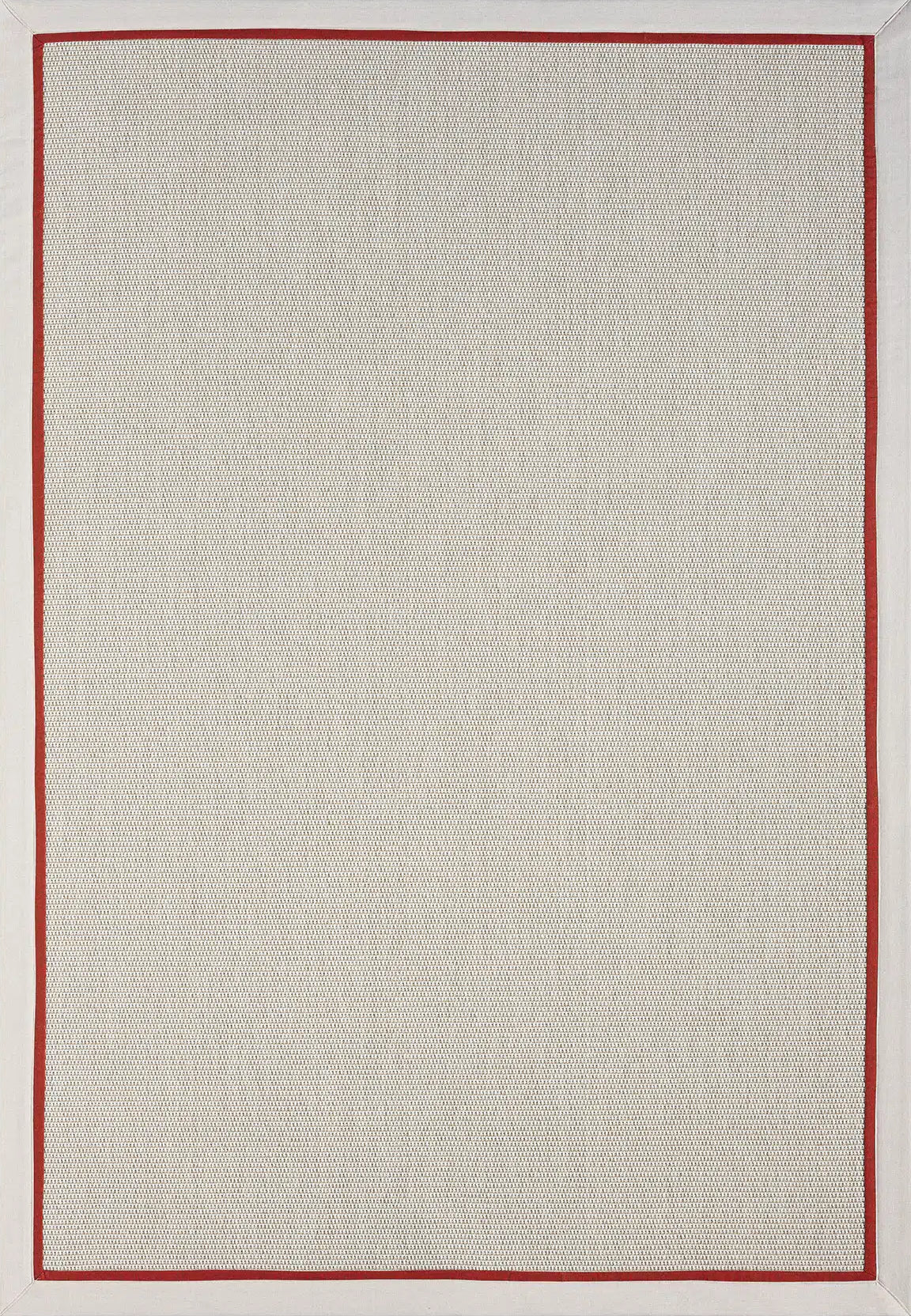 Bombay Krem Halı Krem Bordo Bordürlü Kolay Temizlenen Hasır Dokulu Sisal Halı 664