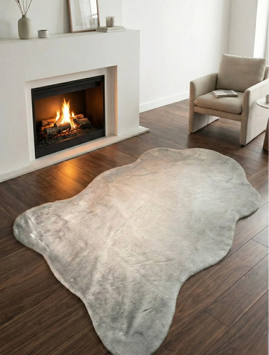 Döpland Yumoş Gri Post Halı